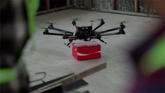 Coca-Cola drone