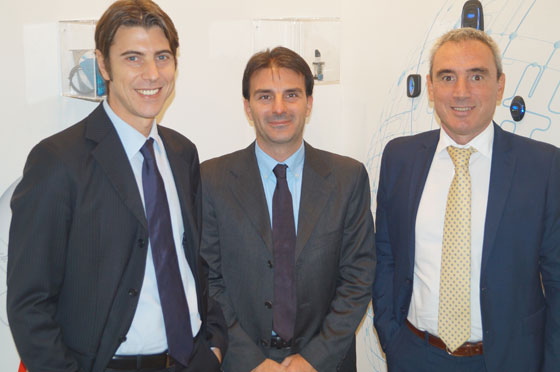 Federico Fraccaro, Giovanni Milanesi e Marco Cantafora - Team SUZOHAPP Italia