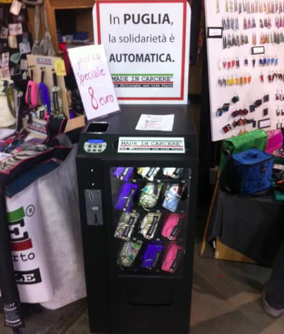 distributori automatici Made in Carcere