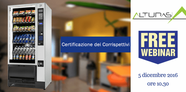 Alturas webinar corrispettivi
