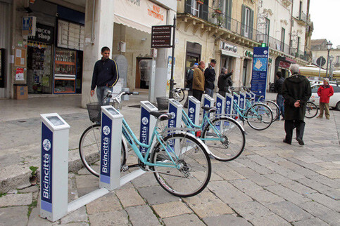 A Lecce Bike Sharing e distributori automatici