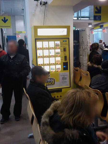 I distributori automatici di “Gratta e Vinci” eliminati dagli uffici postali