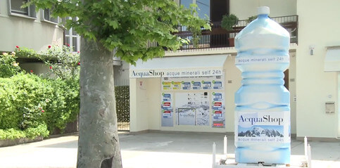 AcquaShop, il distributore automatico di blister d’acqua (Video)