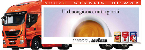 Iveco dà il buongiorno con Lavazza