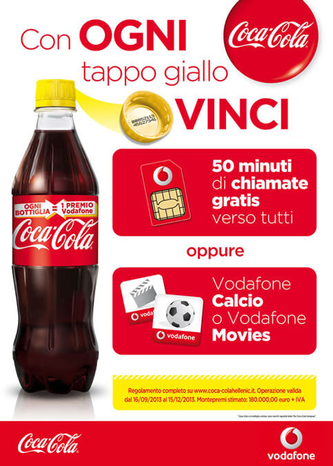 La promozione Coca-Cola-Vodafone ignora il vending