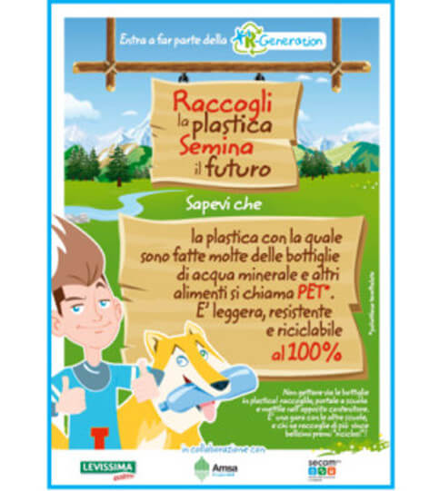 Levissima promuove “Raccogli la plastica, semina il futuro”