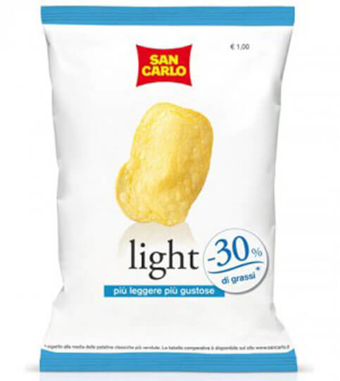Le patatine Light di San Carlo