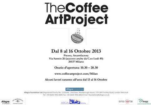 S’inaugura oggi “The Coffee Art Project”
