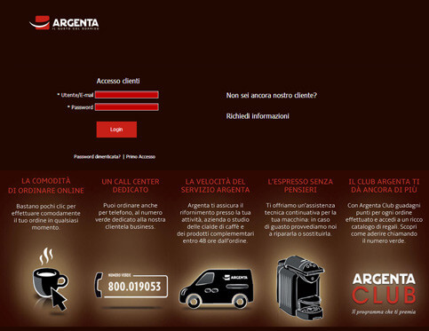 Shop online per Argenta