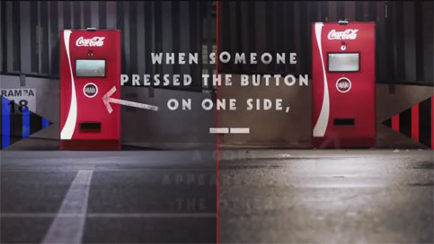 Il derby Inter-Milan lo gioca la Coca-Cola vending machine (Video)