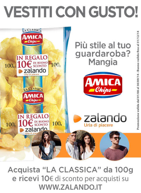 Con le Classiche di Amica Chips sei sempre alla moda