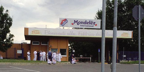 Sciopero di solidarietà alla Mondelez di Capriata