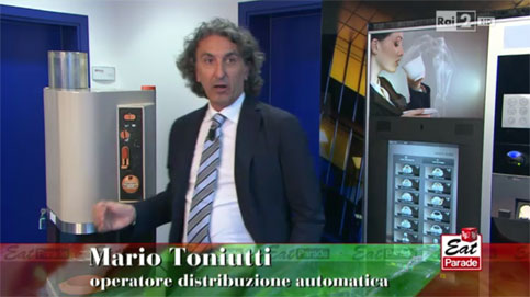 Gruppo Illiria presenta il “nuovo” vending a Eat Parade del TG2 (Video)