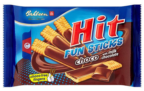 Con Hit Fun Sticks di Bahlsen non ti sporchi le mani