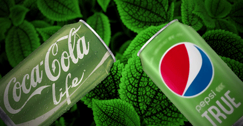 Coca-Cola e Pepsi si danno battaglia a colpi di stevia