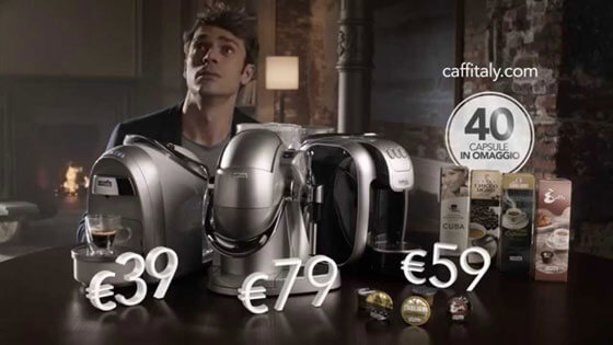 On air la campagna promozionale Caffitaly