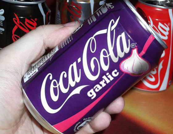 Coca-Cola all’aglio?!?