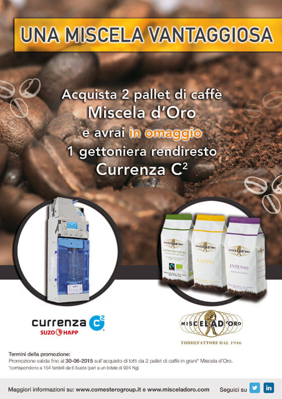 Miscela D’Oro lancia operazioni di co-marketing