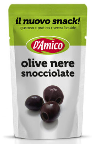 D’Amico lancia lo snack Olive Nere on-the-go