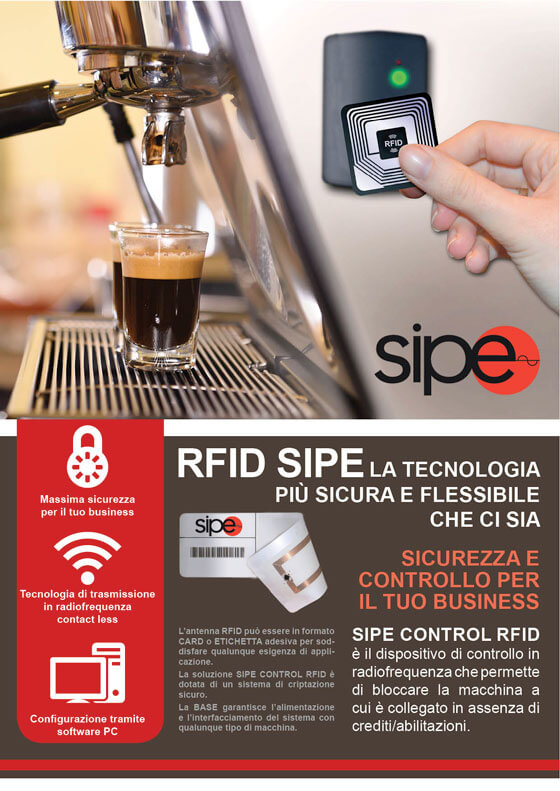 SIPE CONTROL RFID per l’OCS e il Vending