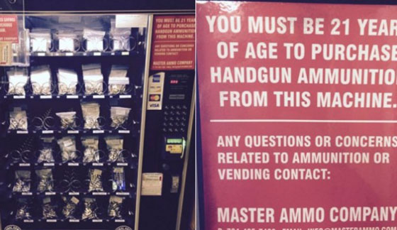 USA. Una vending machine esplosiva