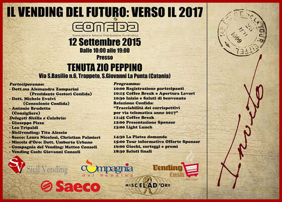 Evento a Catania – “Il vending del futuro: verso il 2017”