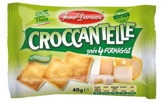 Un nuovo gusto per le Croccantelle di Forno Damiani