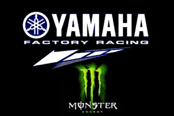 Monster Energy sponsor Yamaha