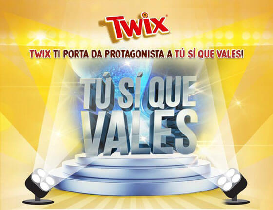 Con TWIX®….Tù Sì que Vales !