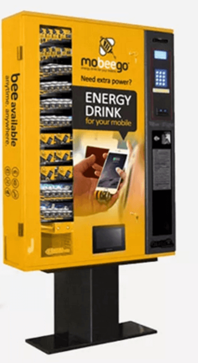 Il caricabatterie smartphone usa e getta nella vending machine