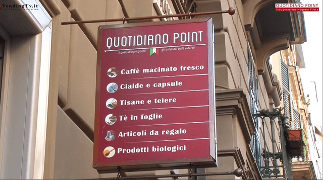 Vending TV – Quotidiano Point, un concept che va oltre il caffè