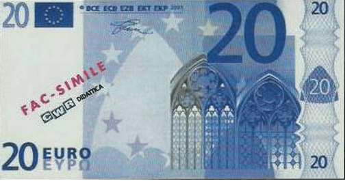 Banconote fac-simile da 20 euro nei distributori automatici in Toscana