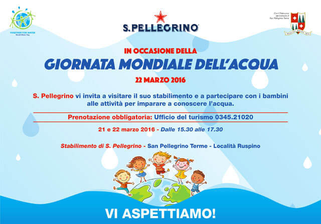 La Giornata Mondiale dell’Acqua con Sanpellegrino