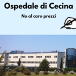 Ospedale Cecina. Protesta per il caro prezzi ai d.a.