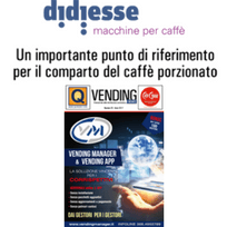 L’intervista a F. Di Santo della Didiesse nel n° 26 di Vending News