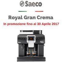 Promozione per la nuova Royal Gran Crema di Saeco