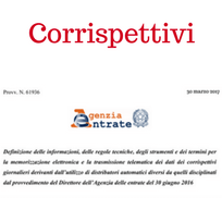 Corrispettivi. Le regole per i d.a. senza porta di comunicazione