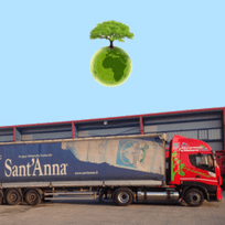 L’Acqua Sant’Anna viaggia su camion ecologici