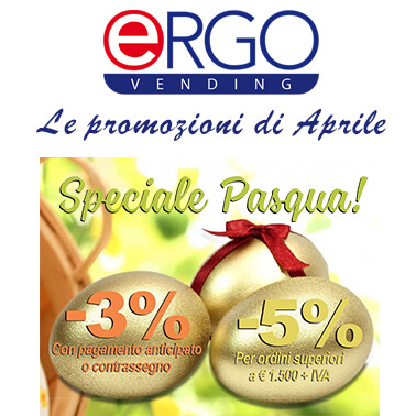 Con Ergo Vending una Pasqua a prezzi speciali