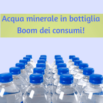 Gran caldo: esplodono i consumi di acqua minerale