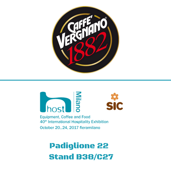 Caffè Vergnano a Host. Pad. 22 – Stand B38/C27