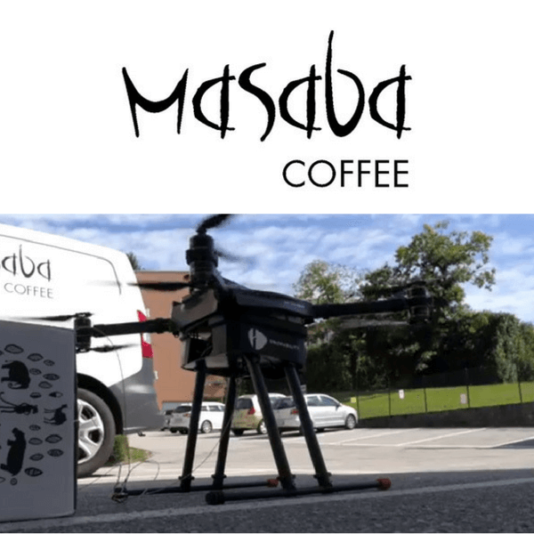 Il caffè Masaba può arrivare dappertutto. Ci pensa il drone!