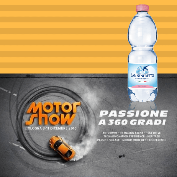 San Benedetto è l’acqua ufficiale del Motor Show