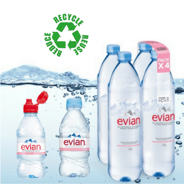 Per Evian un progetto strutturato per il riciclo della plastica