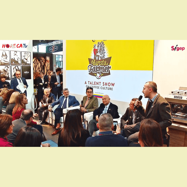 HorecaTv.it. Presentazione al Sigep di Barista & Farmer allo stand Lavazza