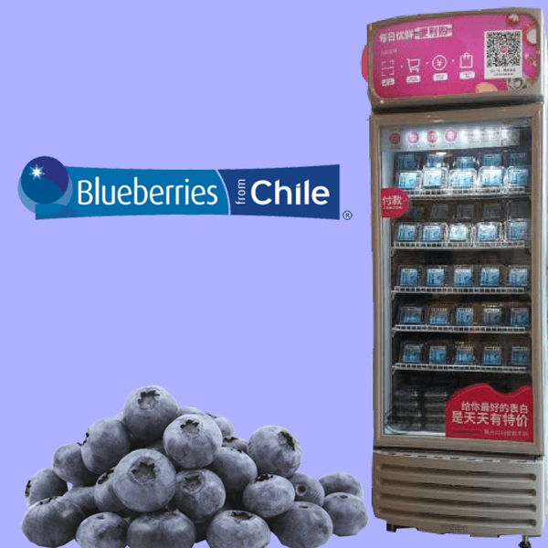 Tutti i benefici dei mirtilli del Cile nelle vending machine