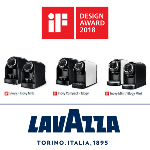 La gamma Inovy di Lavazza vince l’iF Design Award 2018
