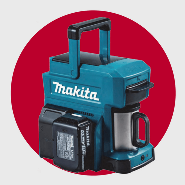 Makita, la macchina per il caffè che va a batterie come un trapano
