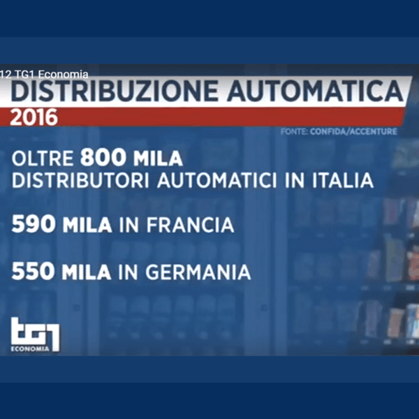 I numeri del Vending in un servizio del TG1 Economia