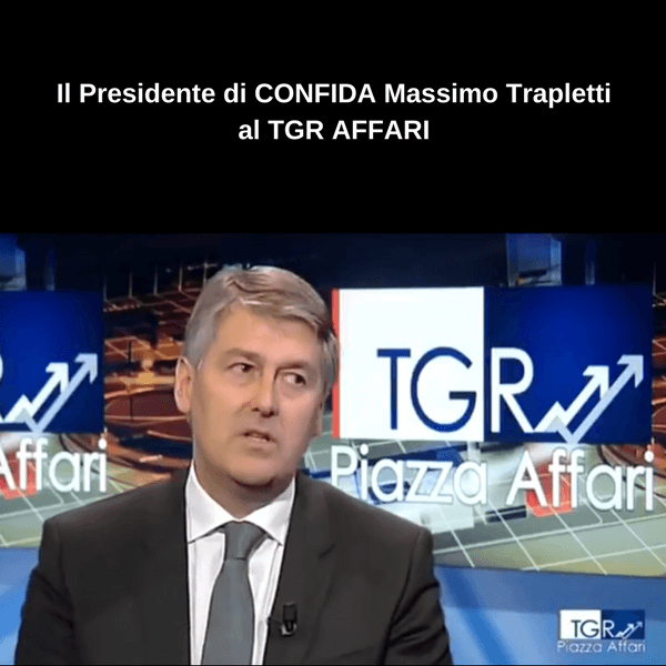 Il Presidente di CONFIDA Massimo Trapletti al TGR Affari